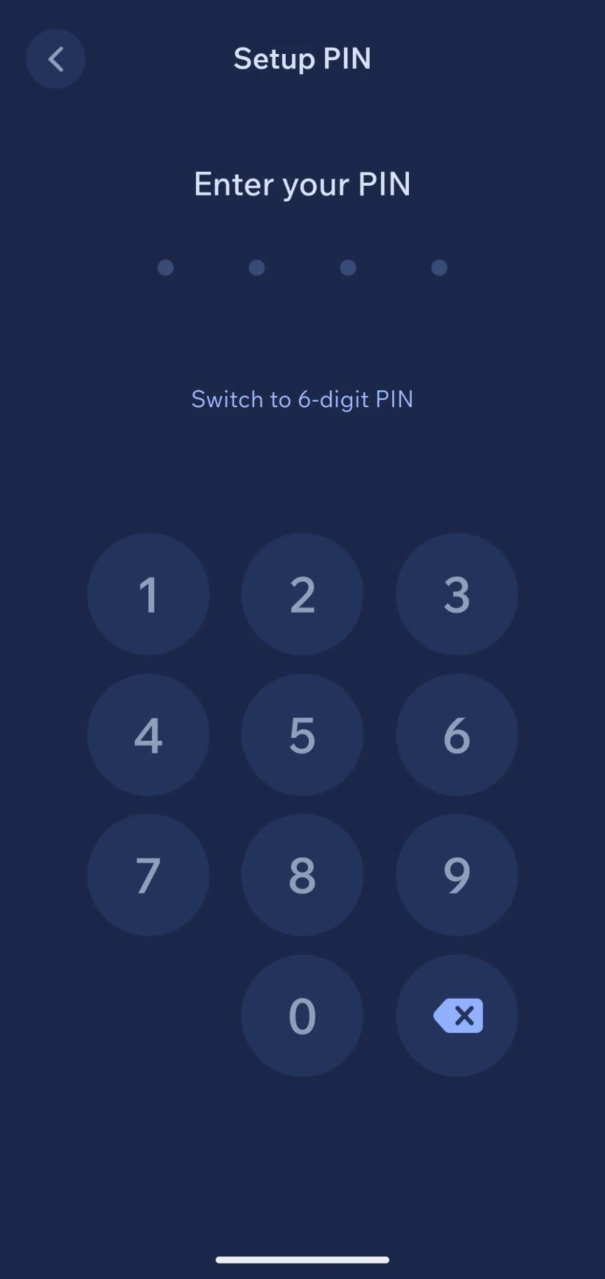Een pincode instellen om de app zelf te vergrendelen